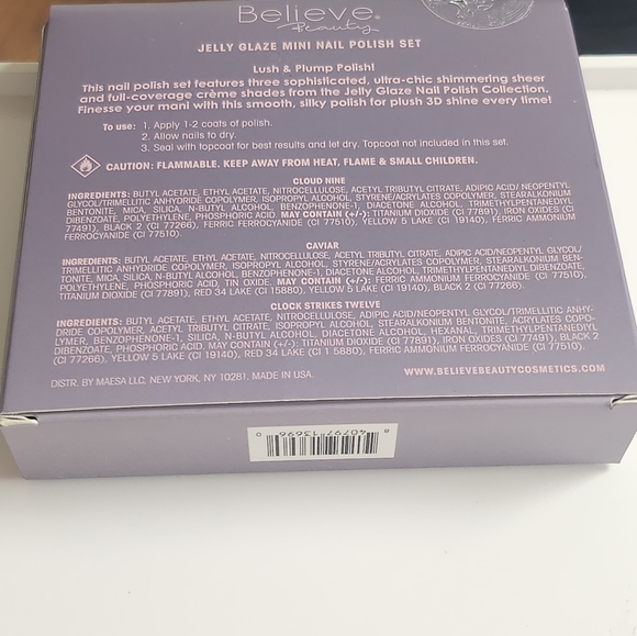 NWT BELIEVE BEAUTY MINI NAIL TRIO: THE SOPHISTICATE! - Picture 7 of 14